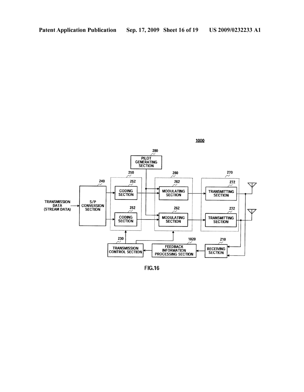 MIMO RECEIVER APPARATUS AND MIMO TRANSMITTER APPARATUS - diagram, schematic, and image 17