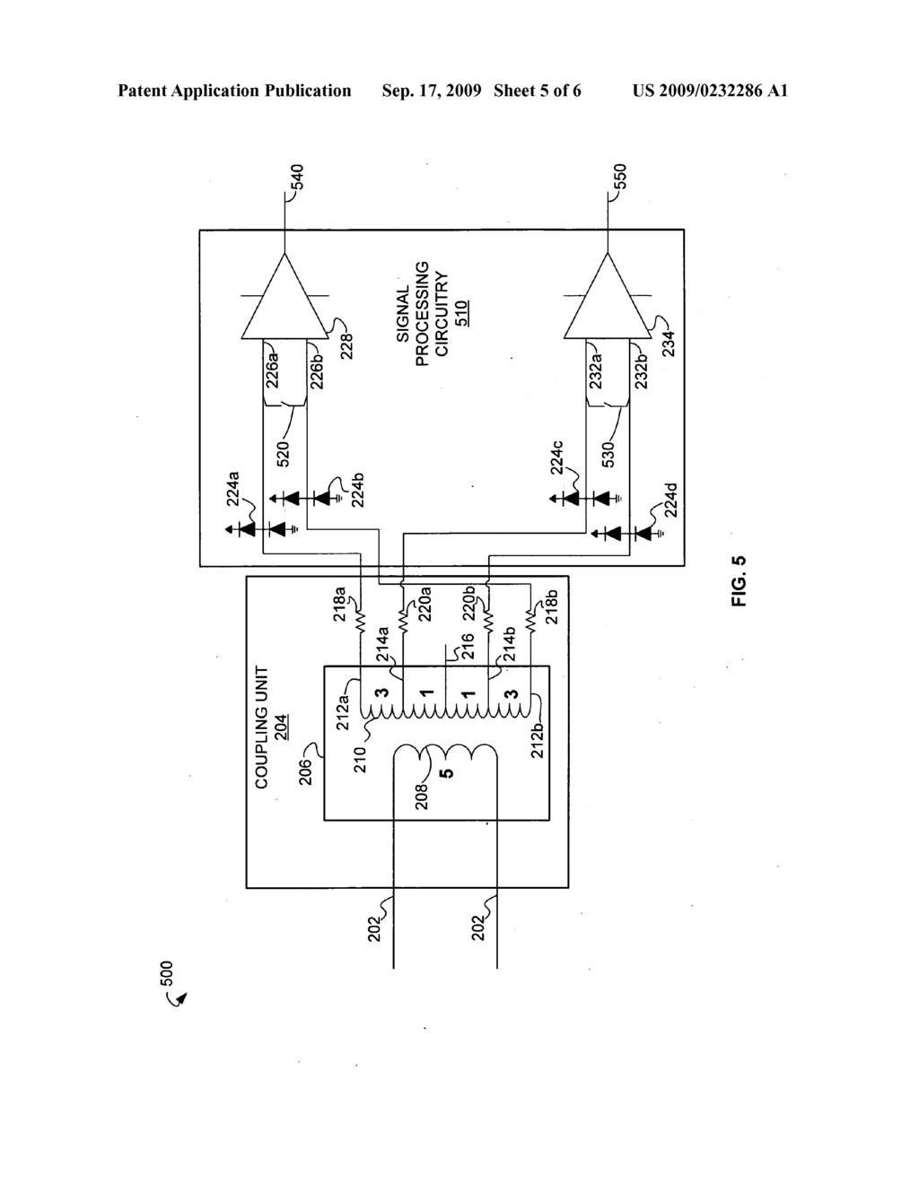 Coupling signal processing circuitry with a wireline communications medium - diagram, schematic, and image 06