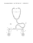 Dual-Sensor Stethoscope with Electronic Sensor diagram and image