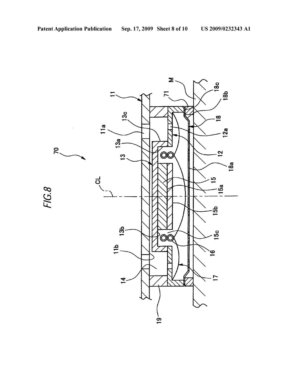 MOUNT STRUCTURE OF ELECTROMECHANICAL ACOUSTIC TRANSDUCER - diagram, schematic, and image 09