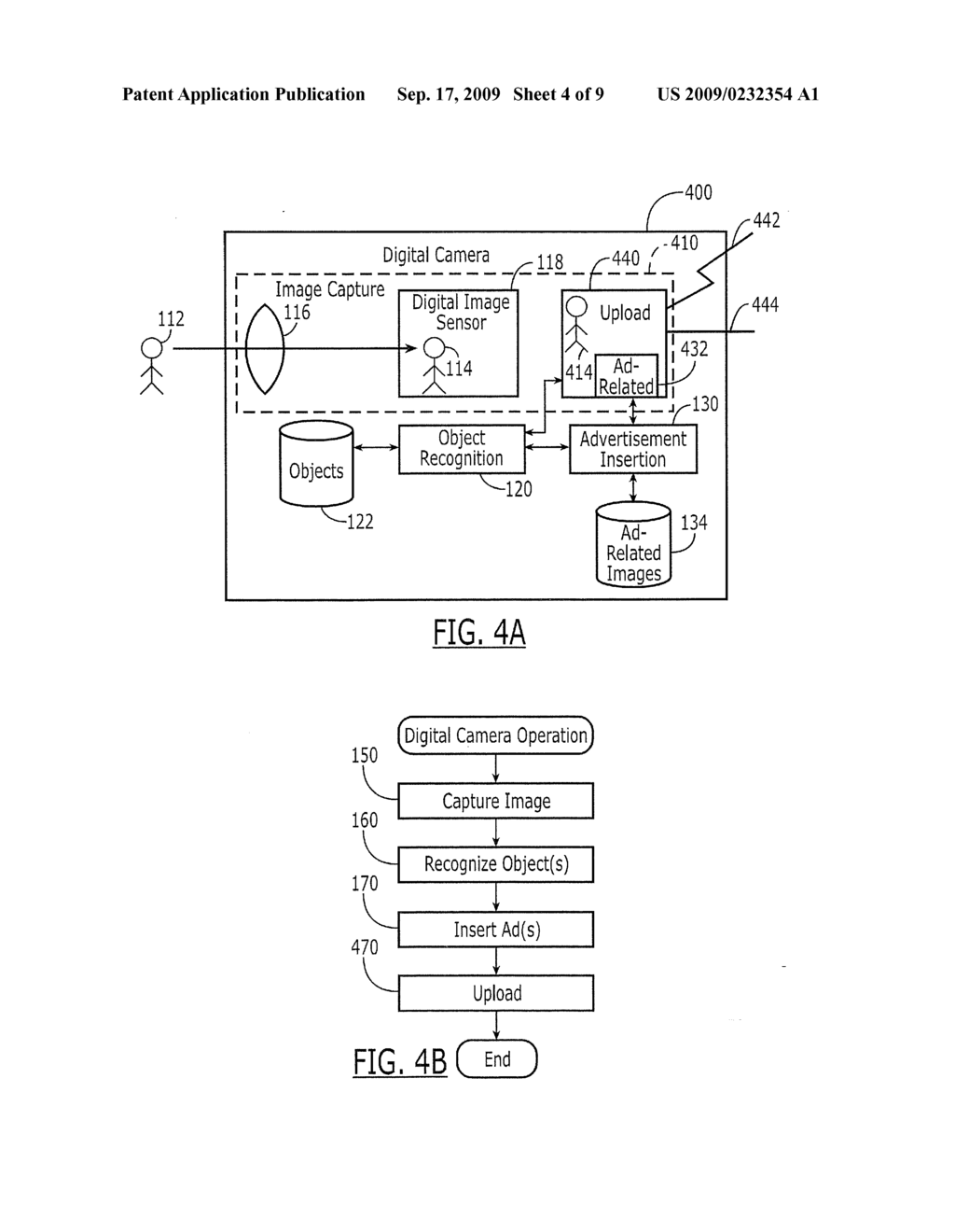 ADVERTISEMENT INSERTION SYSTEMS AND METHODS FOR DIGITAL CAMERAS BASED ON OBJECT RECOGNITION - diagram, schematic, and image 05