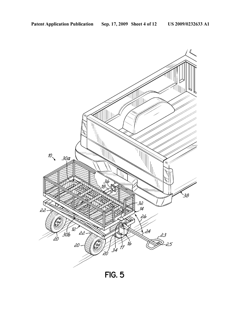 CART FOR A TRAILER HITCH - diagram, schematic, and image 05