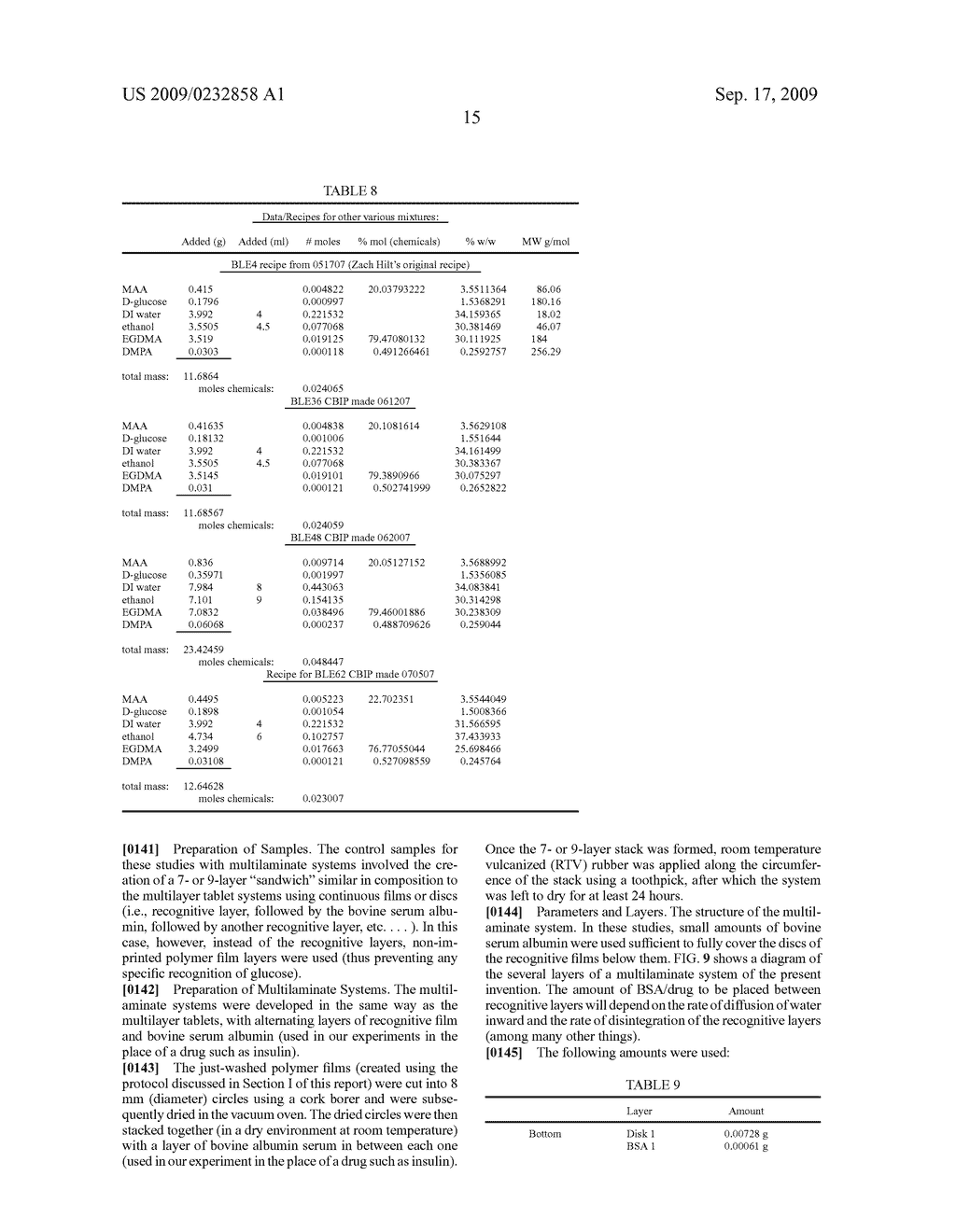 METHOD AND PROCESS FOR THE PRODUCTION OF MULTI-COATED RECOGNITIVE AND RELEASING SYSTEMS - diagram, schematic, and image 20