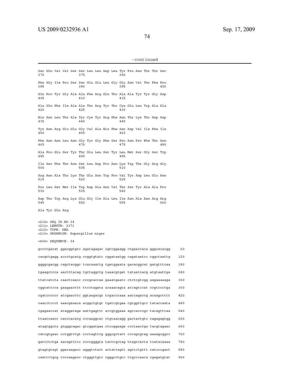 Novel lipases and uses thereof - diagram, schematic, and image 75