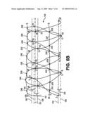 System and methods for forming barbed tape product with predetermined pattens of attachment points including patterns for concertina tape products configured for.... diagram and image