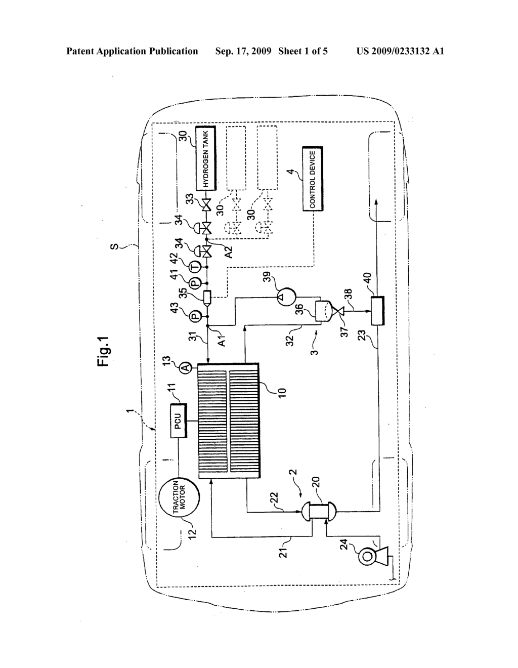 Fuel Cell System and Mobile Article - diagram, schematic, and image 02