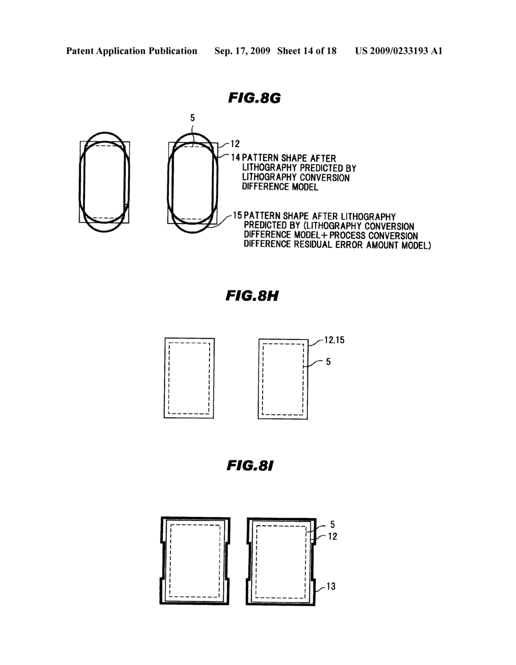 PATTERN PREDICTION METHOD, PATTERN CORRECTION METHOD, METHOD OF FABRICATING SEMICONDUCTOR DEVICE, AND RECORDING MEDIUM - diagram, schematic, and image 15