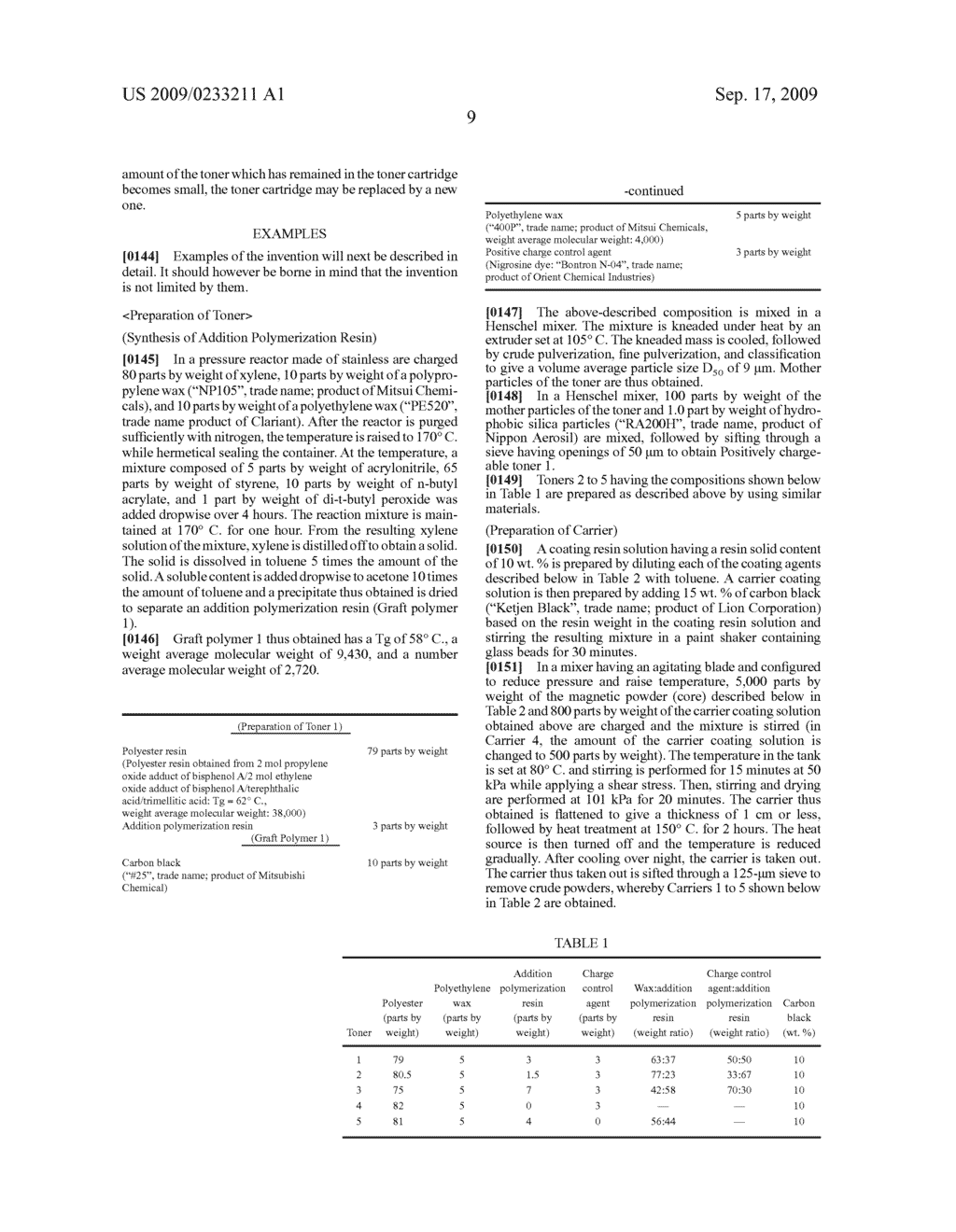 POSITIVELY CHARGEABLE TWO-COMPONENT DEVELOPER, IMAGE FORMING METHOD, AND IMAGE FORMING APPARATUS - diagram, schematic, and image 11