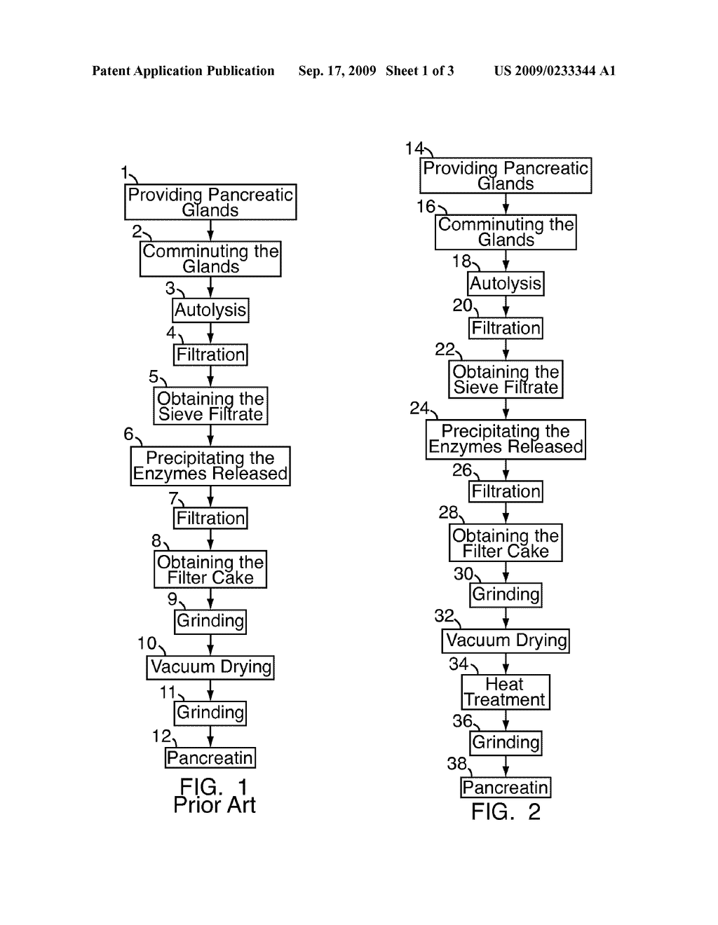 PANCREATIN AND METHOD FOR REDUCING THE VIRAL AND MICROBIAL CONTAMINATION OF PANCREATIN - diagram, schematic, and image 02