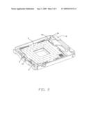 Electrical connector with floating cover diagram and image