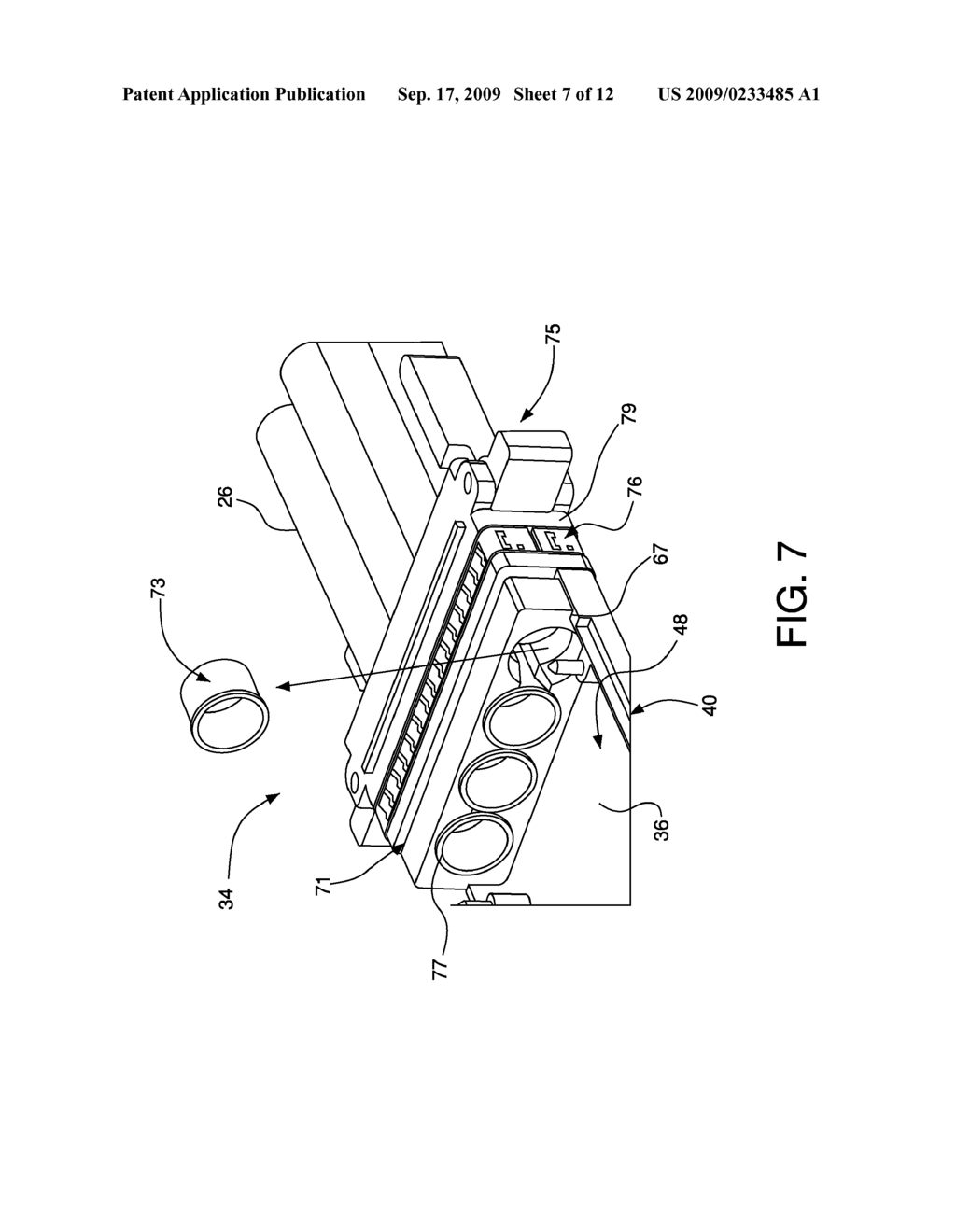 Electrical Connector System Having Electromagnetic Interference Shield And Latching Features - diagram, schematic, and image 08