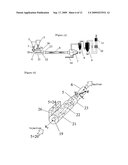 Blasting device for steel pipe inner surface, blasting method for steel pipe inner surface, and method for producing steel pipe with excellent inner surface texture diagram and image