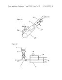 Blasting device for steel pipe inner surface, blasting method for steel pipe inner surface, and method for producing steel pipe with excellent inner surface texture diagram and image