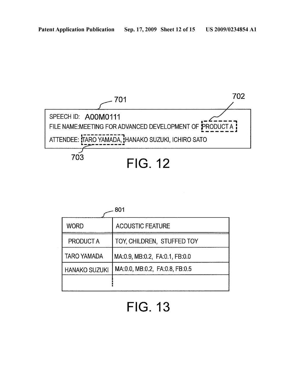 SEARCH SYSTEM AND SEARCH METHOD FOR SPEECH DATABASE - diagram, schematic, and image 13