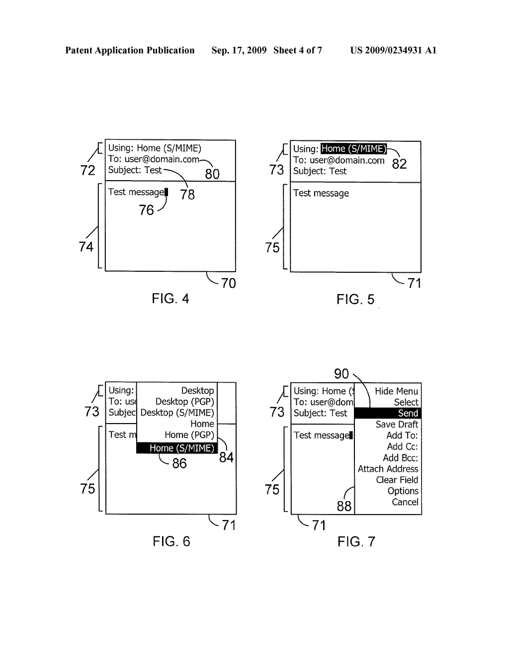 System and Method for Selecting Messaging Settings On A Messaging Client - diagram, schematic, and image 05