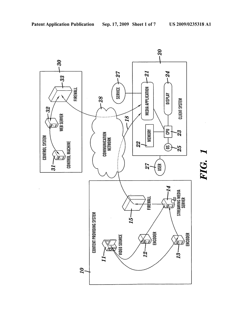 METHOD AND SYSTEM FOR SWITCHING MEDIA STREAMS IN A CLIENT SYSTEM AS DIRECTED BY A CONTROL SYSTEM - diagram, schematic, and image 02