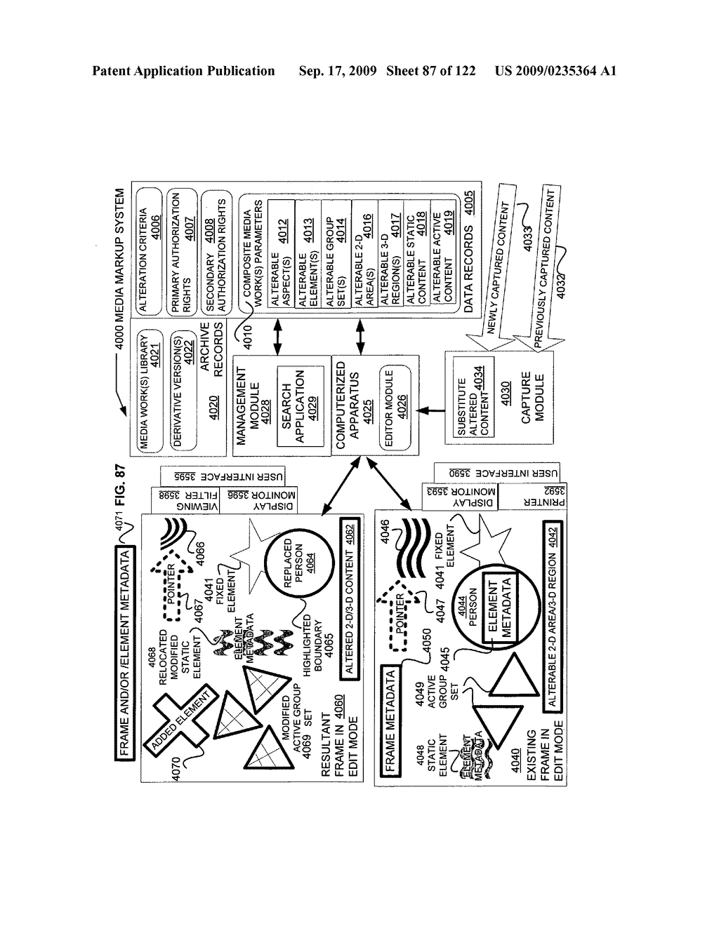 Media markup for promotional content alteration - diagram, schematic, and image 88