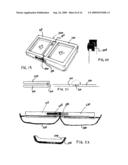 Pillow Having a concealed food surface with integral beverage holder diagram and image