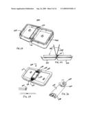 Pillow Having a concealed food surface with integral beverage holder diagram and image