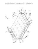 Panels, overlays, and inserts for furniture assemblies, and related methods diagram and image