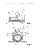 Assembly for Fixing a Hose to a component of a Domestic Appliance diagram and image