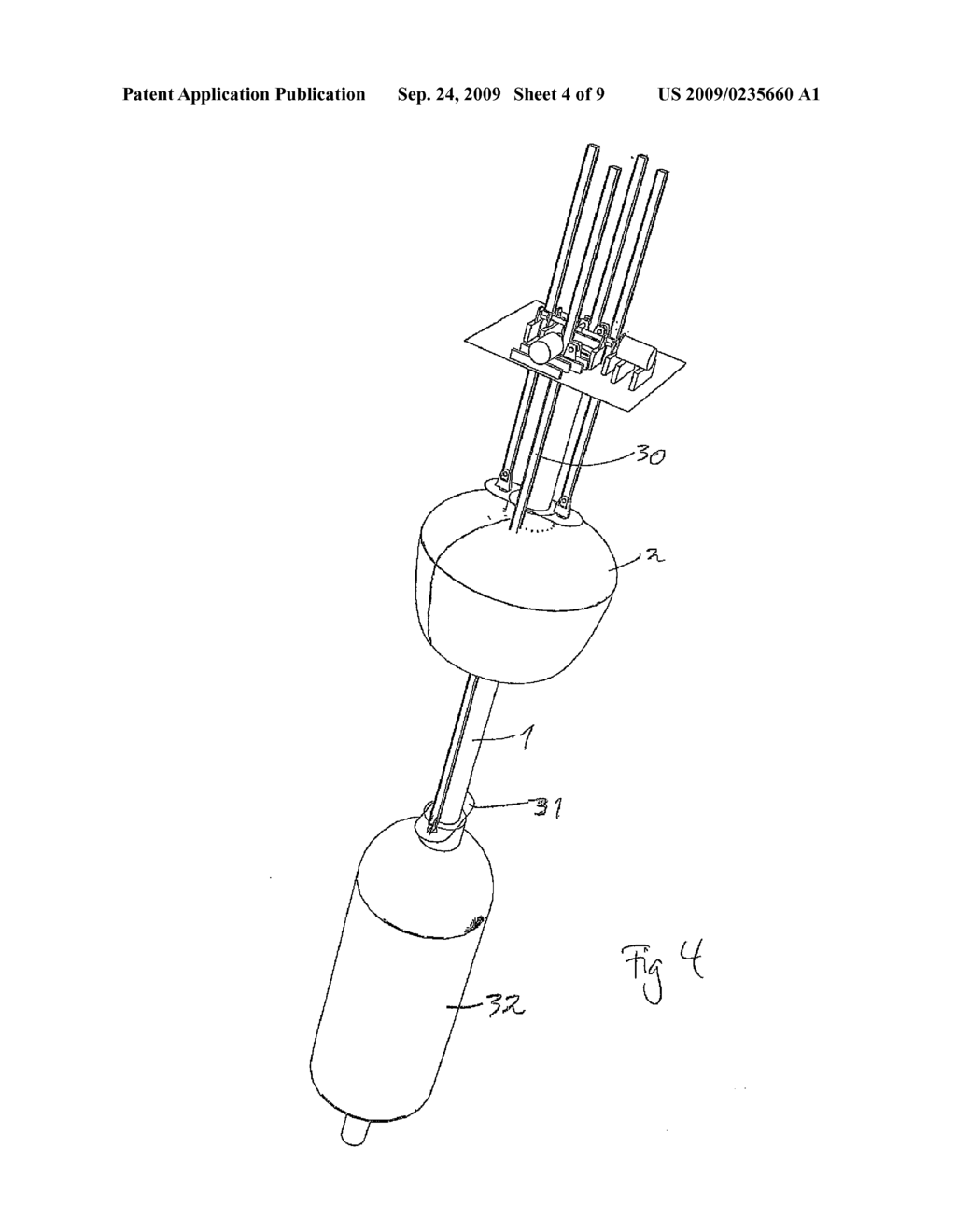 DEVICE FOR CONVERTING WAVE ENERGY - diagram, schematic, and image 05