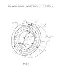 Gas-turbine combustion chamber with ceramic flame tube diagram and image