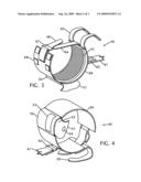 EXERCISING DOG LEASH WARN ON A USERS WRIST diagram and image