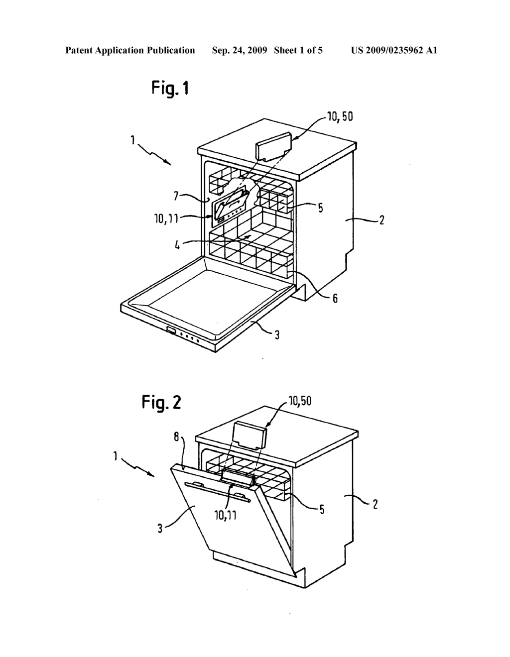 Water-conducting domestic appliance comprising a detergent dosing system with fill level detection - diagram, schematic, and image 02