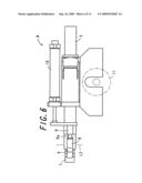 Mounting press device of tire mounting/dismounting apparatus diagram and image