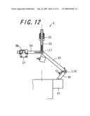 Mounting press device of tire mounting/dismounting apparatus diagram and image