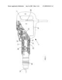 POWERED HAMMER WITH A VIBRATION DAMPENING MECHANISM diagram and image