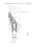 POWERED HAMMER WITH A VIBRATION DAMPENING MECHANISM diagram and image