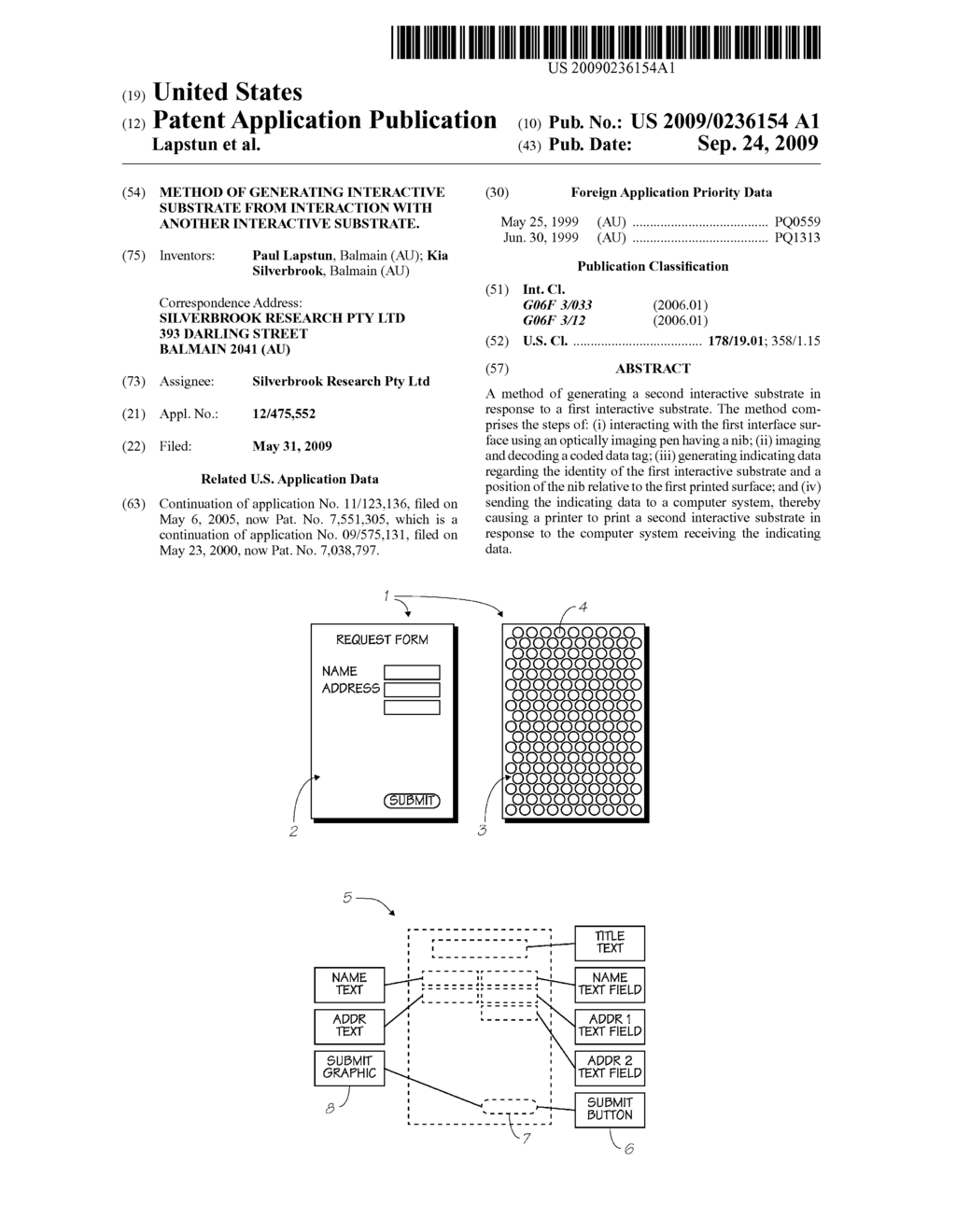 METHOD OF GENERATING INTERACTIVE SUBSTRATE FROM INTERACTION WITH ANOTHER INTERACTIVE SUBSTRATE. - diagram, schematic, and image 01