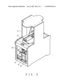 Game machine rewarded with tokens or tickets diagram and image