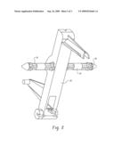 APPARATUS FOR SECURING AND DISPENSING SHEET PRODUCT diagram and image