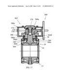 VALVE WITH ACTUATION SUB-ASSEMBLY diagram and image