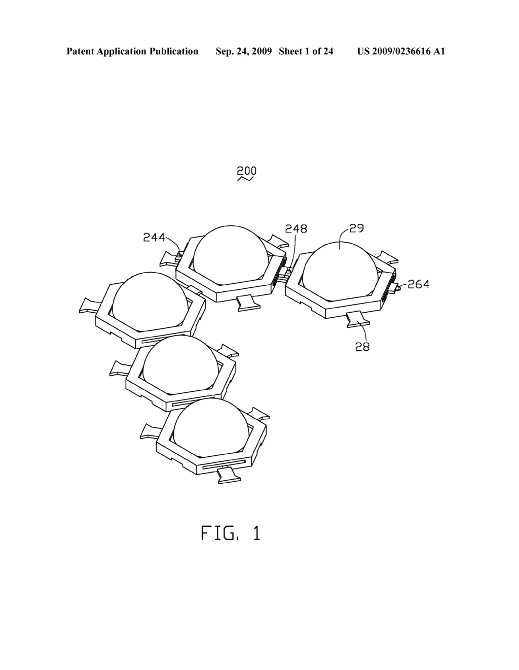 LED ASSEMBLY WITH SEPARATED THERMAL AND ELECTRICAL STRUCTURES THEREOF - diagram, schematic, and image 02