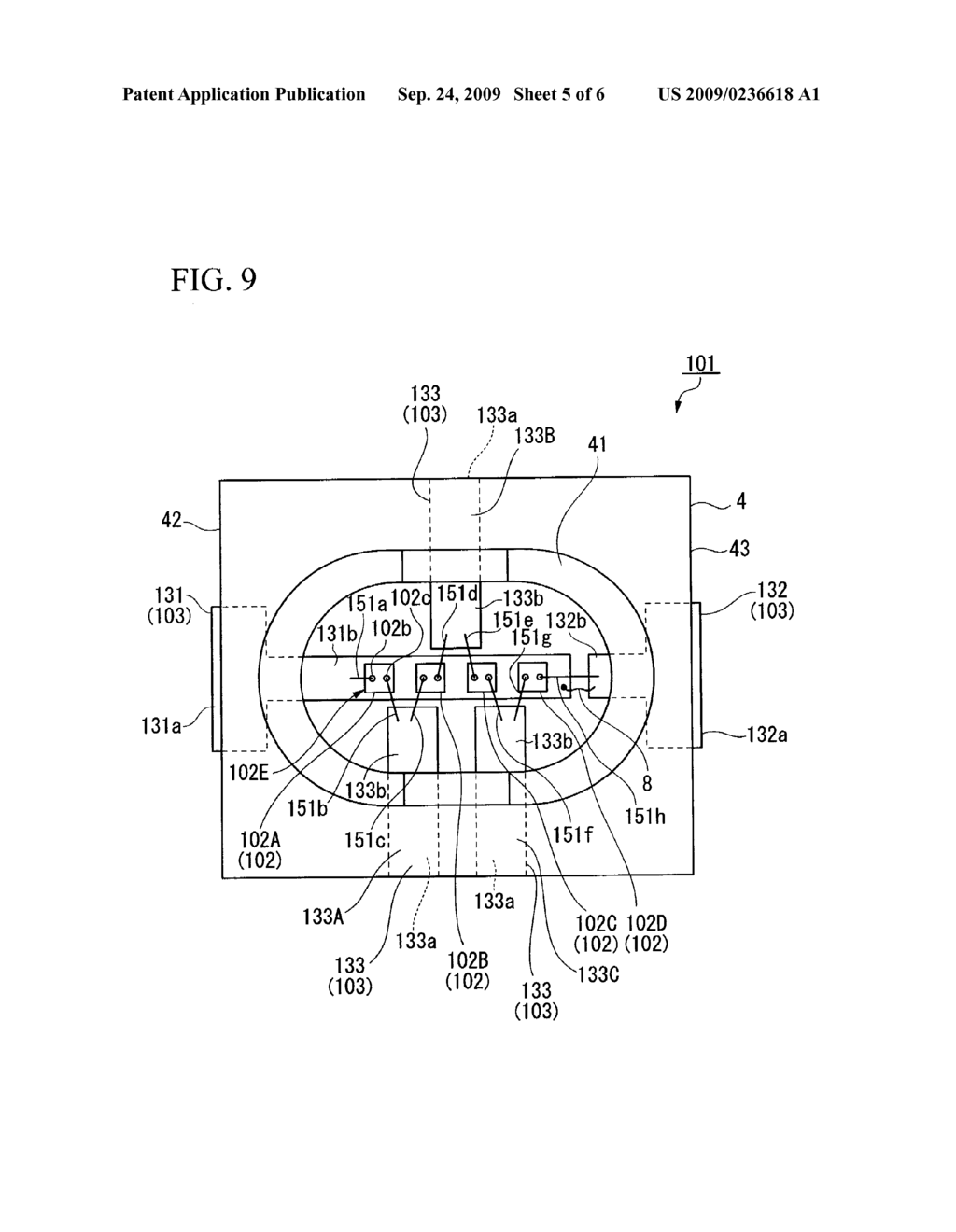 LIGHT-EMITTING DIODE PACKAGE AND LEAD GROUP STRUCTURE FOR LIGHT-EMITTING DIODE PACKAGE - diagram, schematic, and image 06