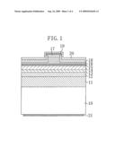 NITRIDE SEMICONDUCTOR LIGHT EMITTING DEVICE AND METHOD FOR FABRICATING THE SAME diagram and image