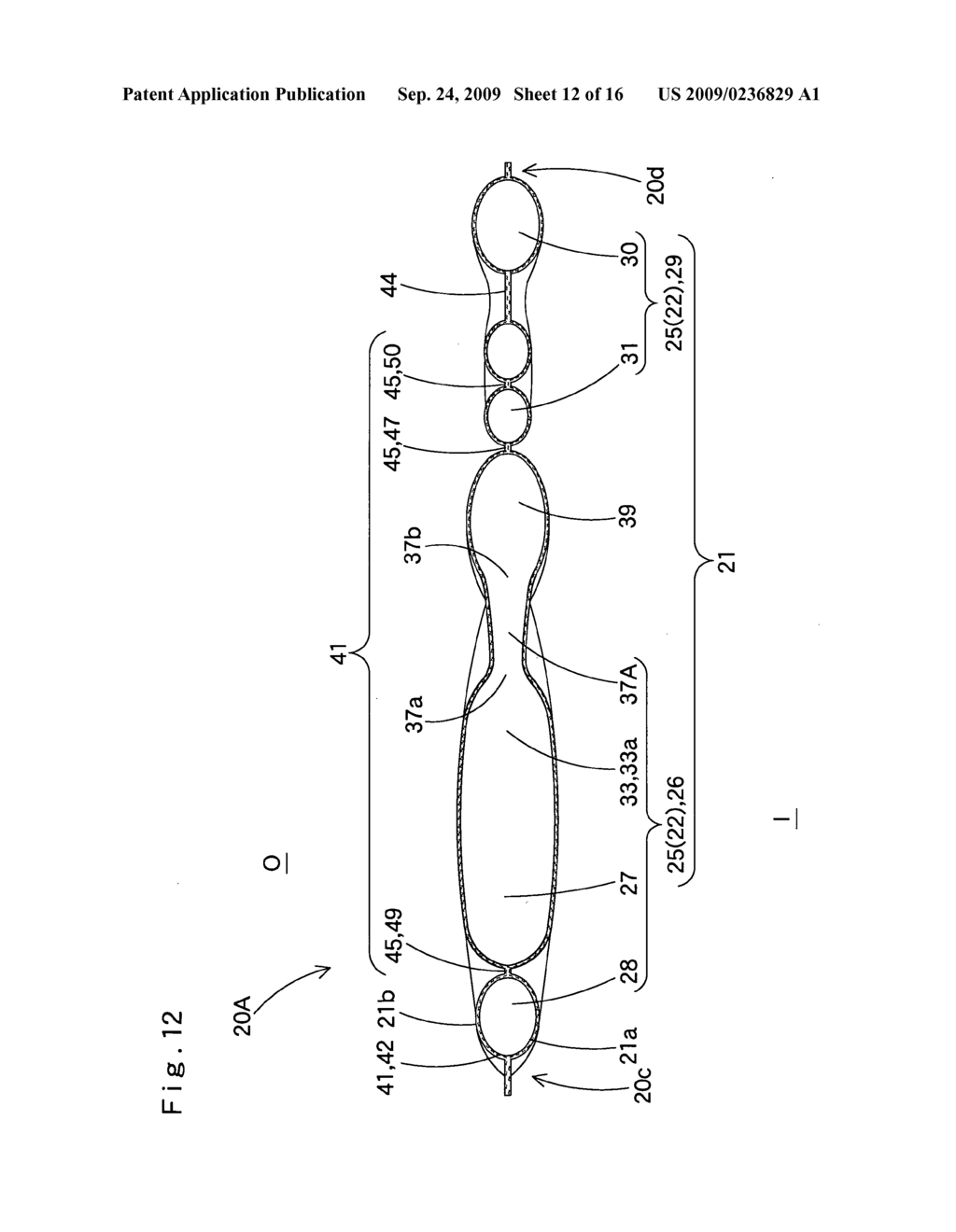 Head-protecting airbag - diagram, schematic, and image 13