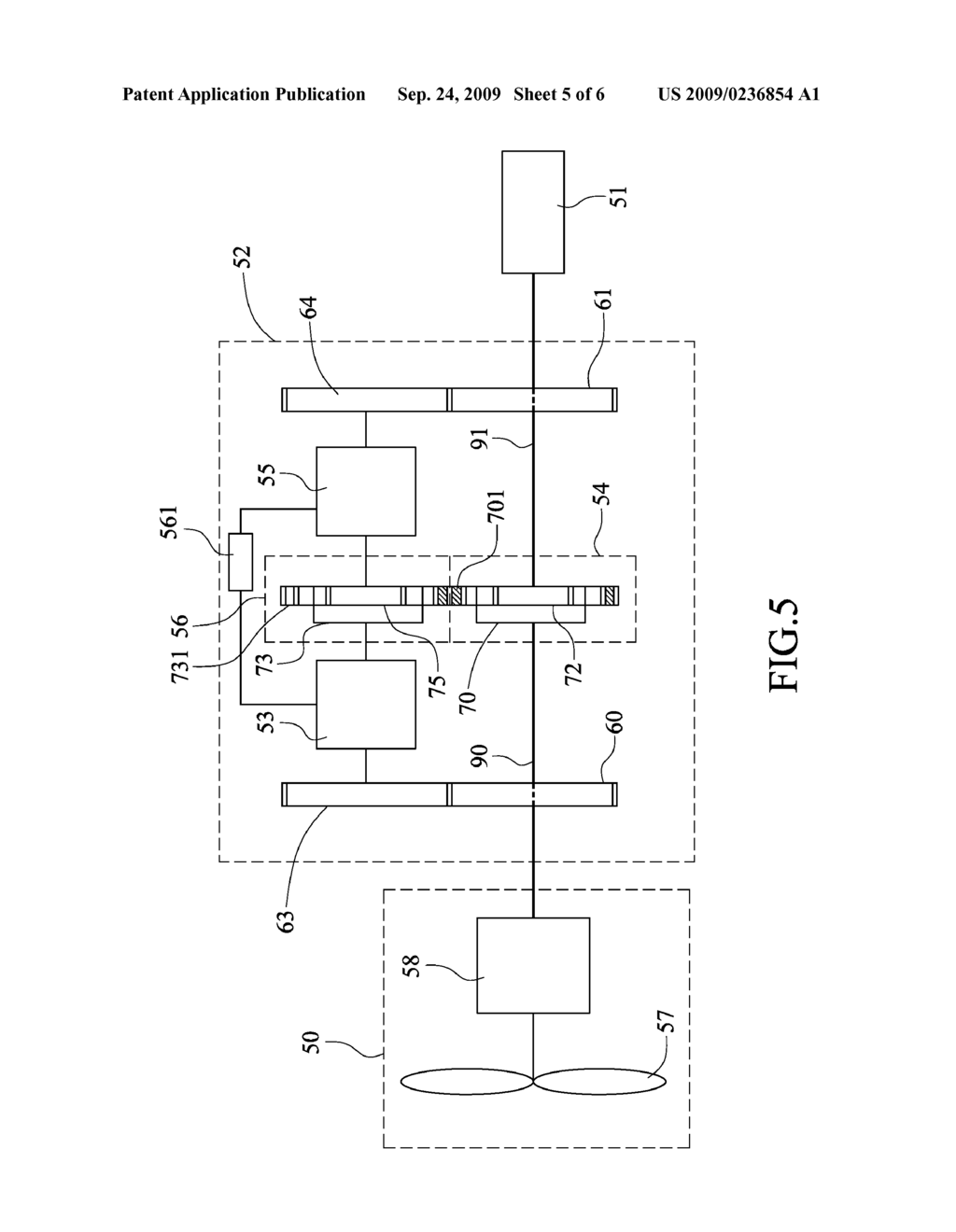 POWER GENERATING DEVICE CAPABLE OF OUTPUTTING AT CONSTANT ROTATION SPEED - diagram, schematic, and image 06