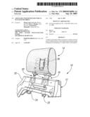 ADJUSTABLE POSITIONER FOR VEHICLE SEAT BACK HEADREST diagram and image