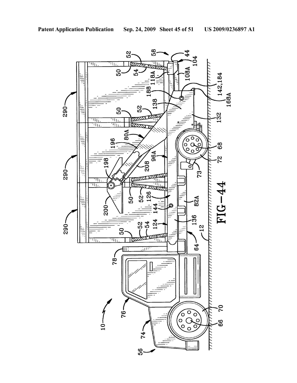 Vehicle having loading and unloading capabilities - diagram, schematic, and image 46