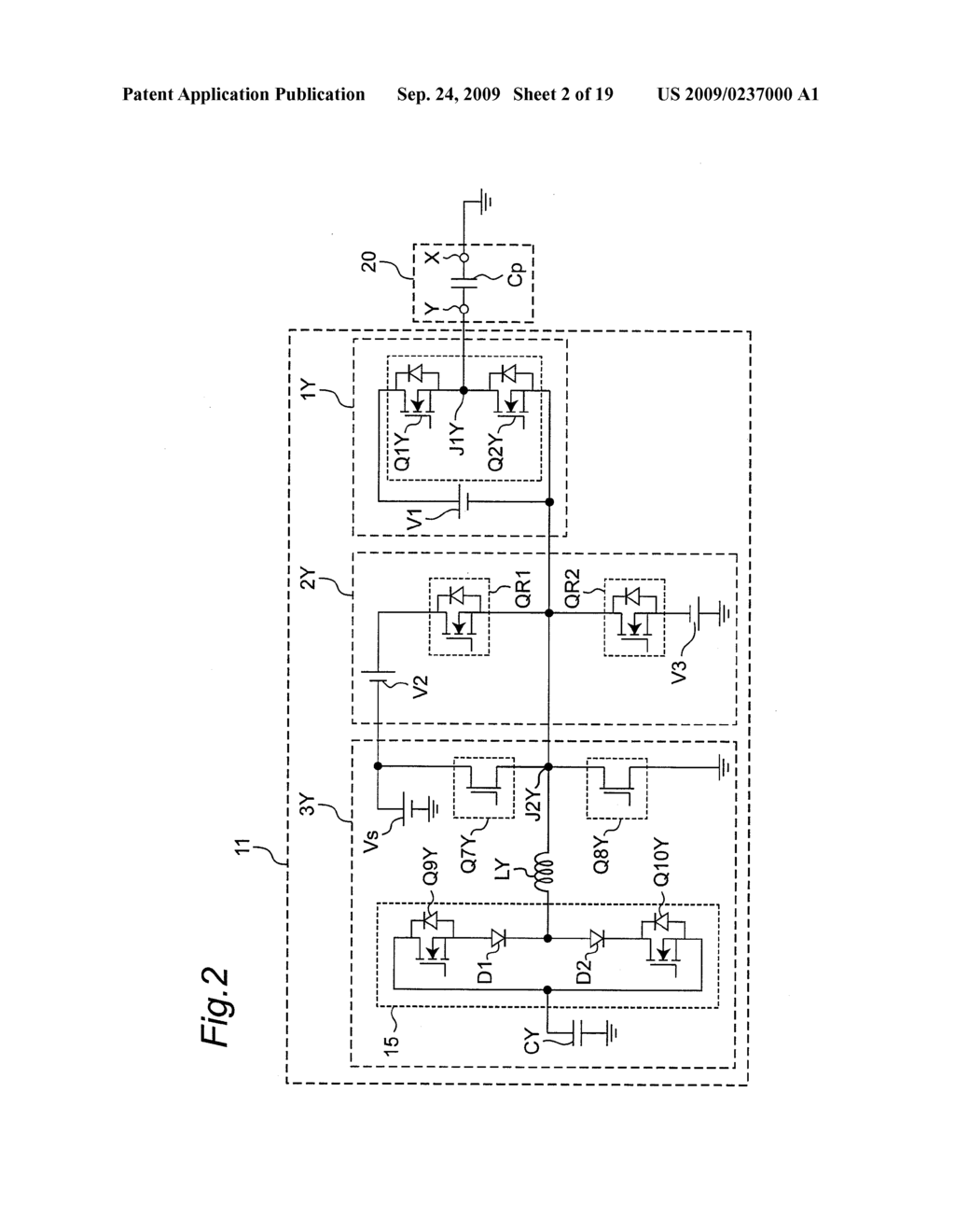 PDP DRIVING APPARATUS AND PLASMA DISPLAY - diagram, schematic, and image 03