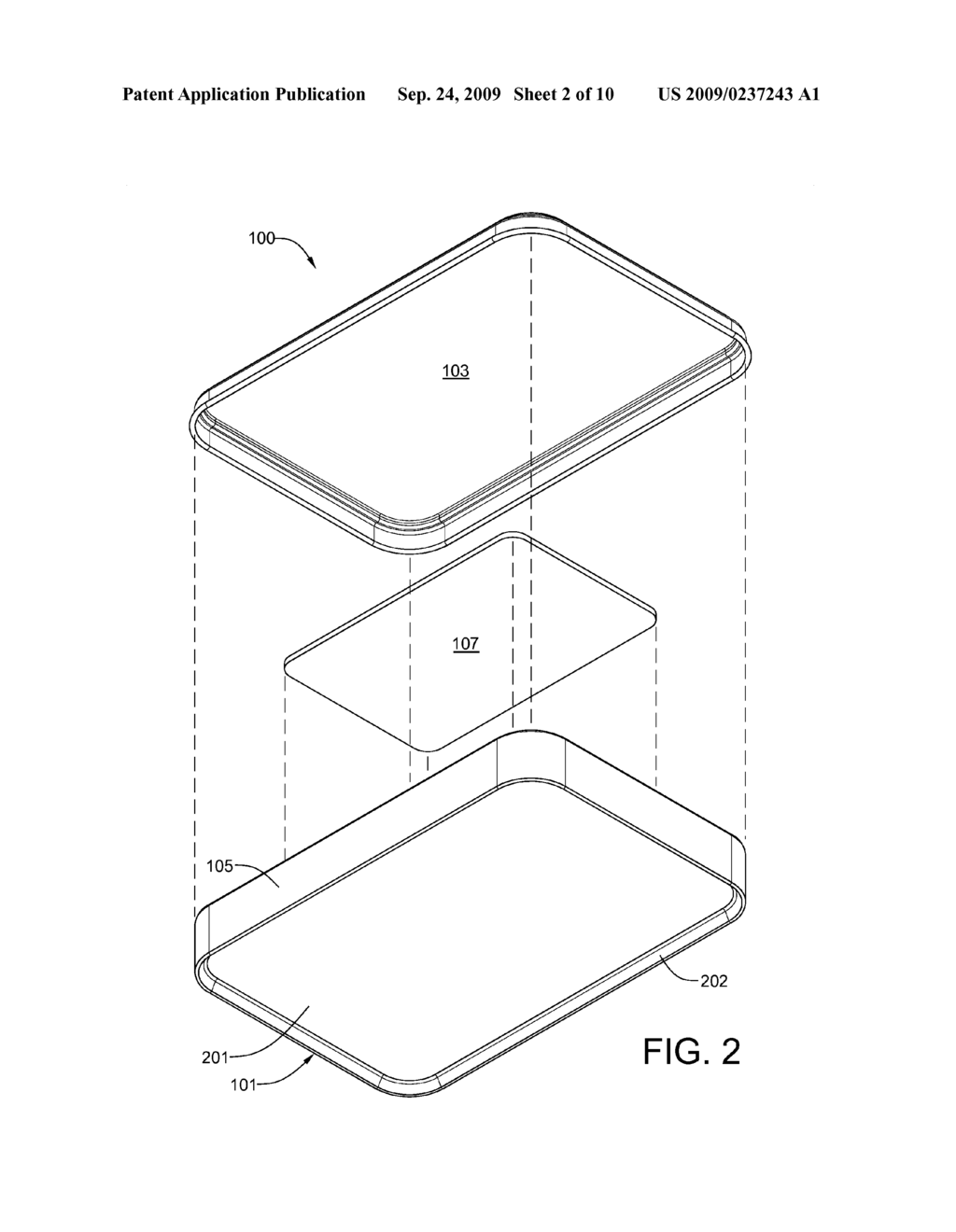 PROTECTIVE CASE HAVING A LIGHT-ACTIVATED SOUND CHIP POSITIONED BENEATH A LINER SHAPED TO HOLD A READABLE CARD - diagram, schematic, and image 03