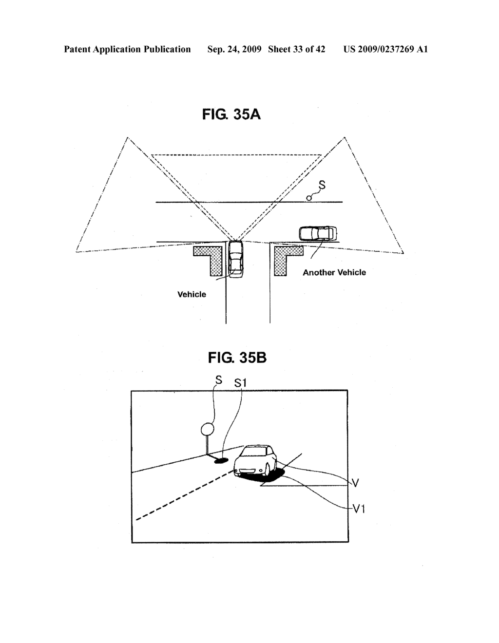 SURROUNDINGS MONITORING DEVICE FOR VEHICLE - diagram, schematic, and image 34