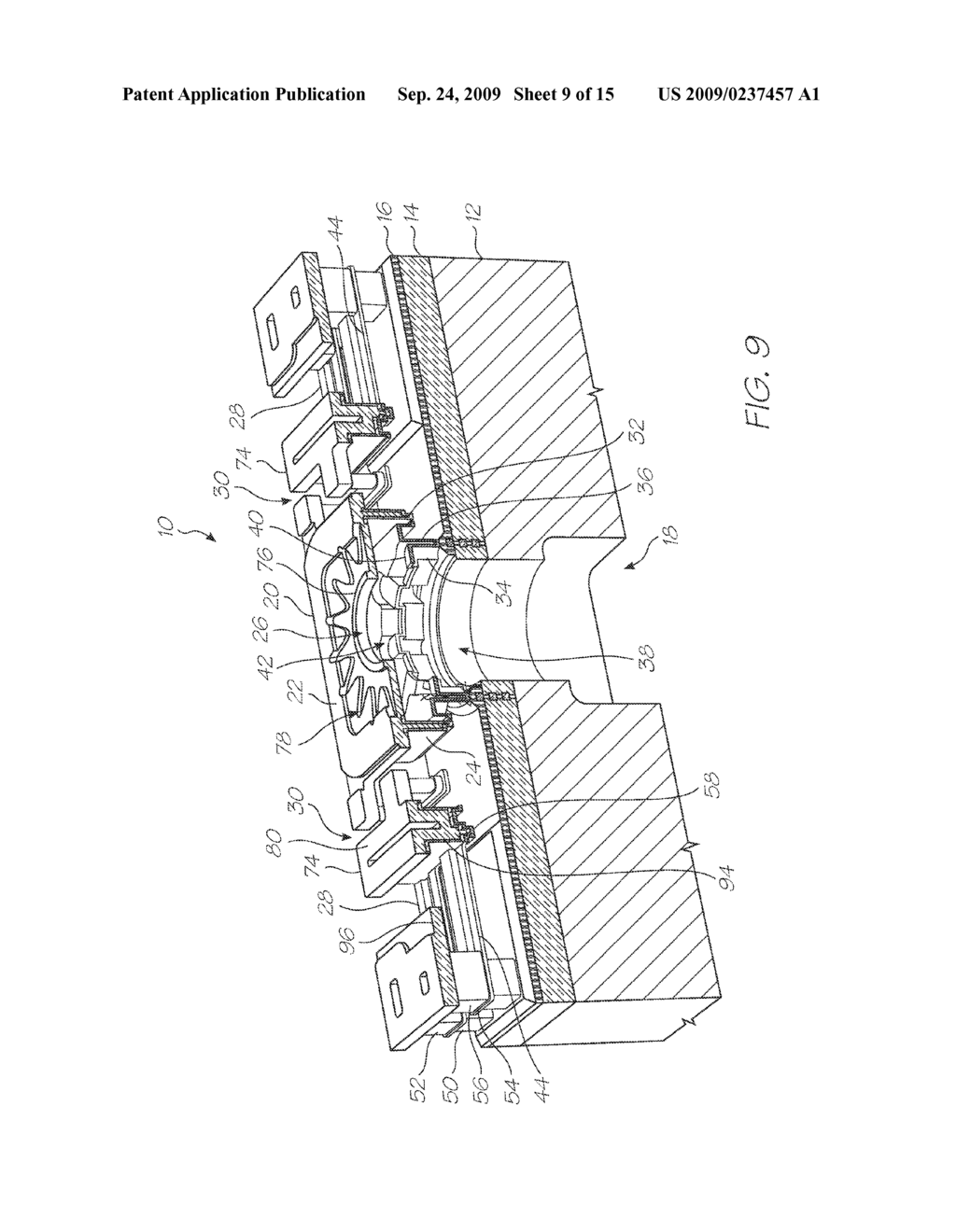 Ejection Nozzle With Multiple Bend Actuators - diagram, schematic, and image 10