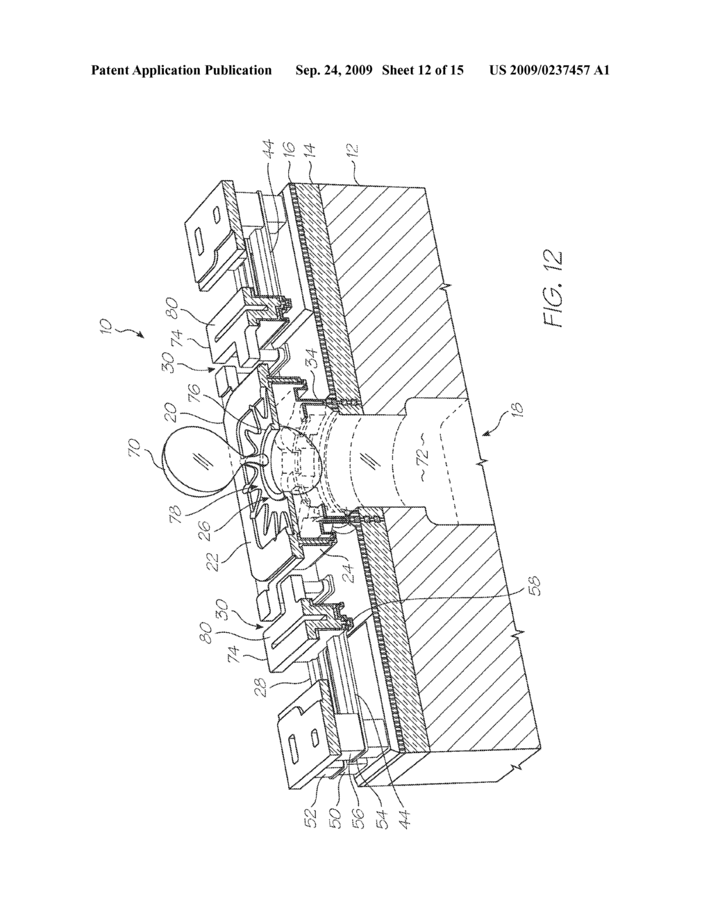 Ejection Nozzle With Multiple Bend Actuators - diagram, schematic, and image 13