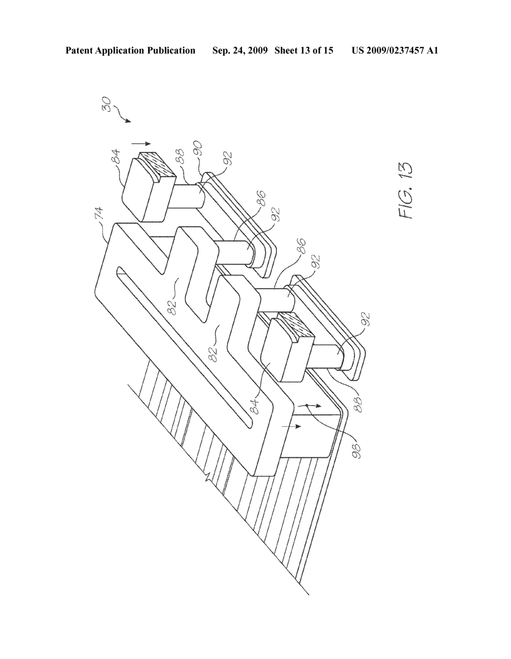 Ejection Nozzle With Multiple Bend Actuators - diagram, schematic, and image 14